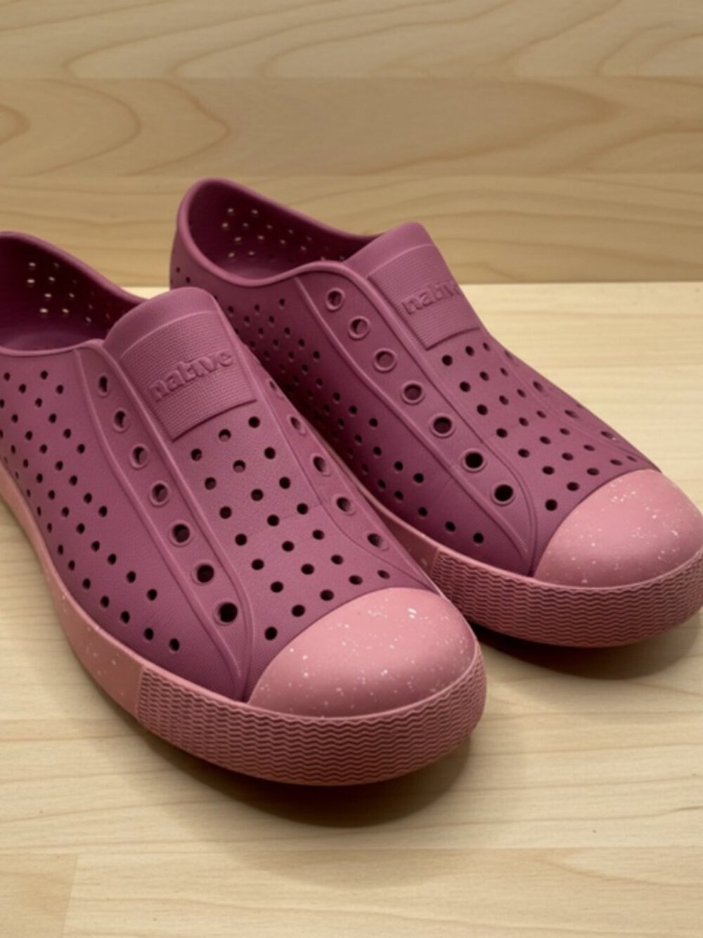 Native Size J4 PINK Slip Ons